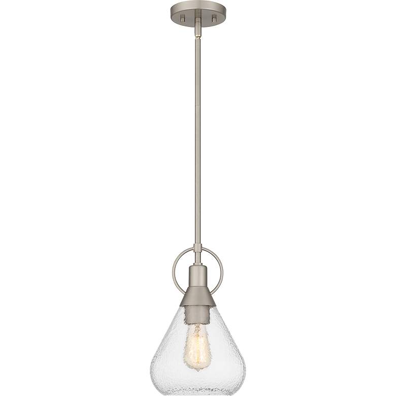Image 4 Singh 1-Light Brushed Nickel Mini Pendant more views