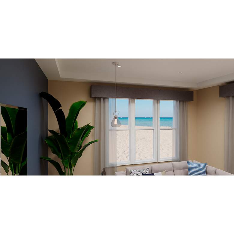 Image 5 Singh 1-Light Brushed Nickel Mini Pendant more views