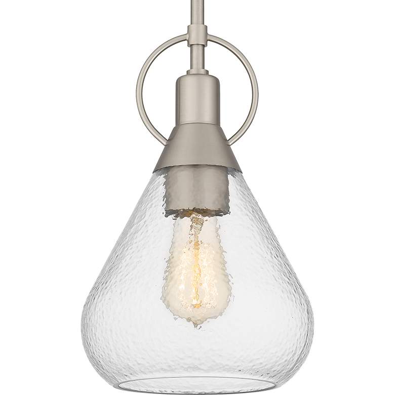 Image 7 Singh 1-Light Brushed Nickel Mini Pendant more views