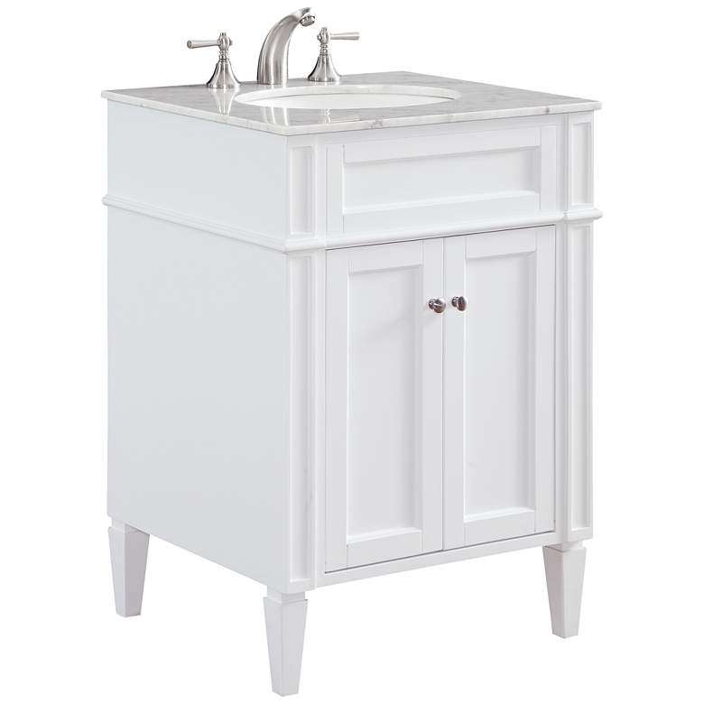 Image 1 Single Bathroom Vanity, 24 Inch