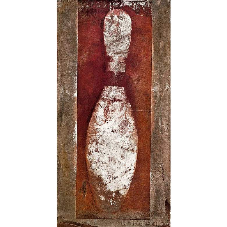 Image 1 Single Red Giclee 36 inch High Canvas Wall Art