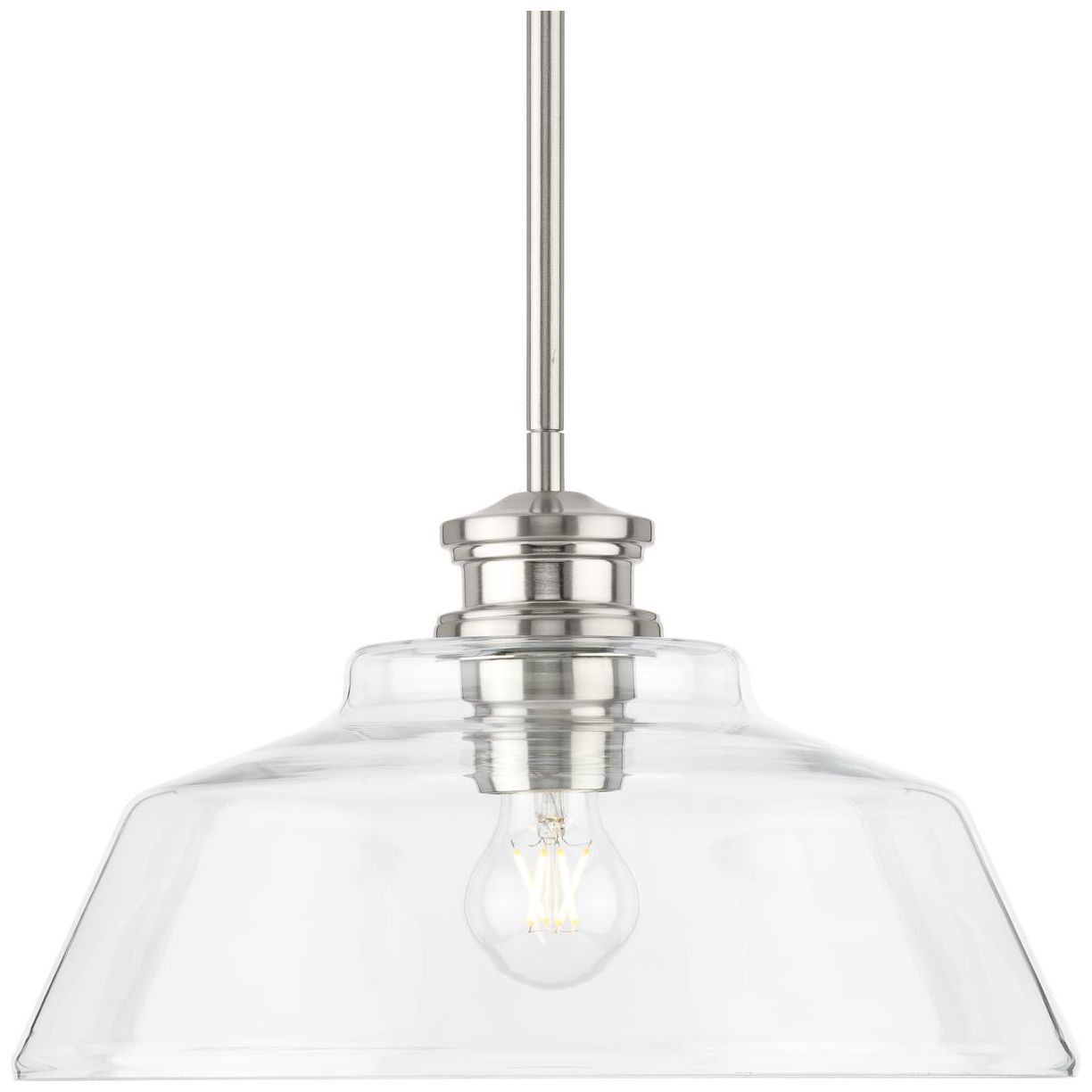 Singleton Collection One-Light 14" Medium Pendant Light