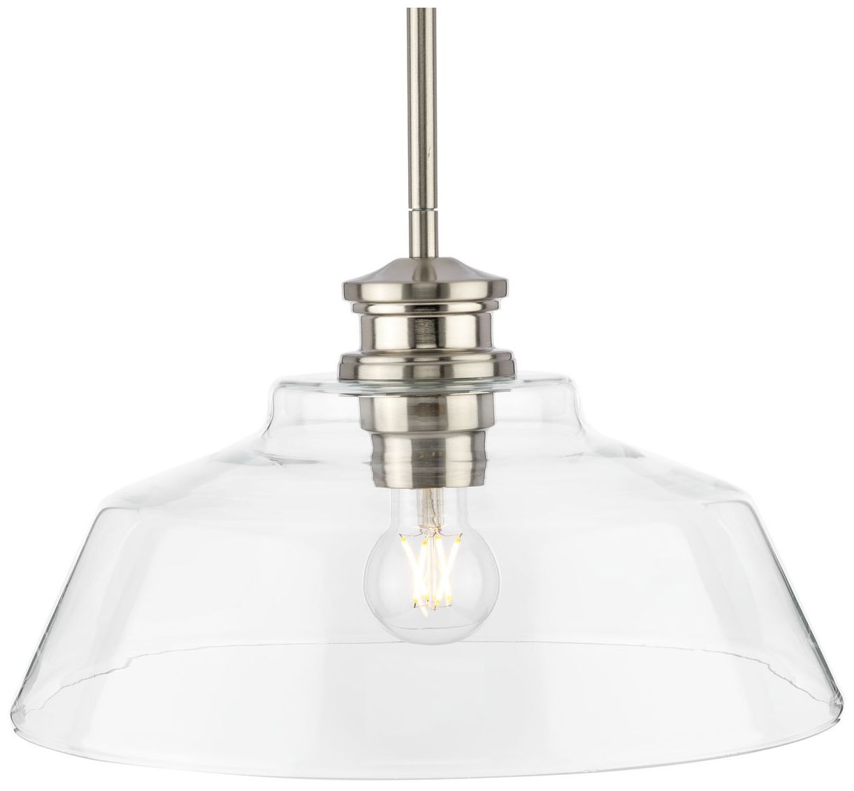 Singleton Collection One-Light 14" Medium Pendant Light