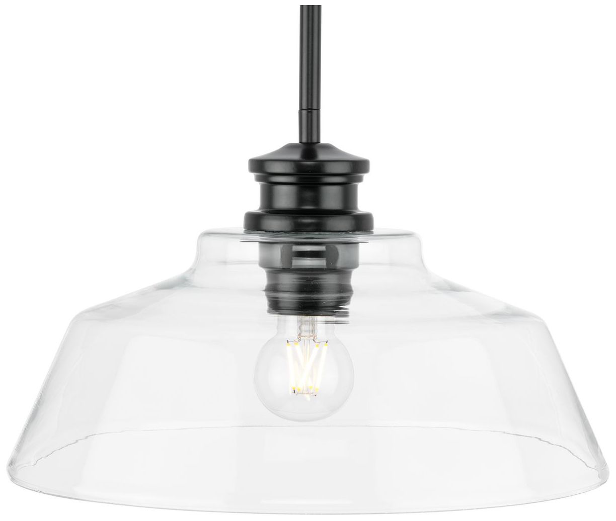 Singleton Collection One-Light 14" Medium Pendant Light