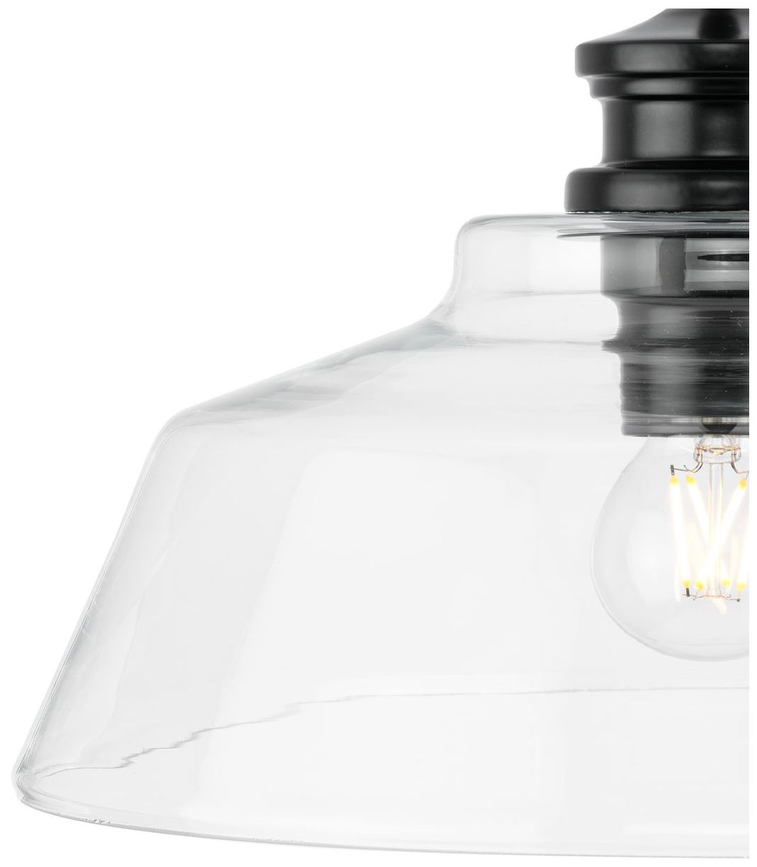 Singleton Collection One-Light 14" Medium Pendant Light