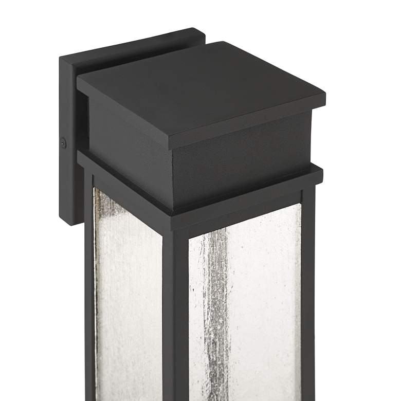 Image 3 Sintef 14 1/4" High Sand Black LED Outdoor Wall Light more views