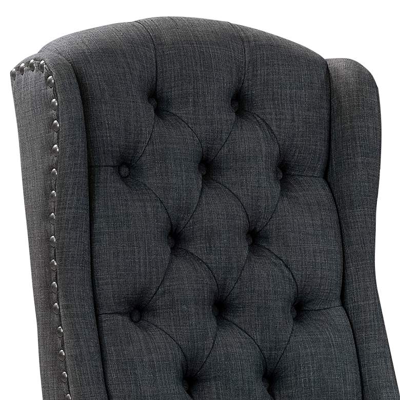 Image 3 Sinuata Gray Tufted Fabric Side Chairs Set of 2 more views