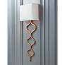 1_Sinuous 33 1/2" High Gold Leaf ADA Wall Sconce
