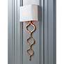 3_Sinuous 33 1/2" High Gold Leaf ADA Wall Sconce more views