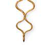 5_Sinuous 33 1/2" High Gold Leaf ADA Wall Sconce more views