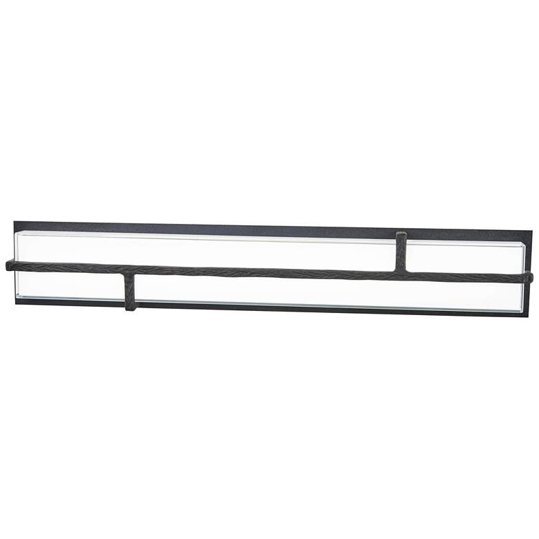 Image 5 Sirato 5 1/2" High Wide Spanish Iron LED Outdoor Wall Light more views
