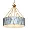 Siren Dana Antique Brass Pendant Light