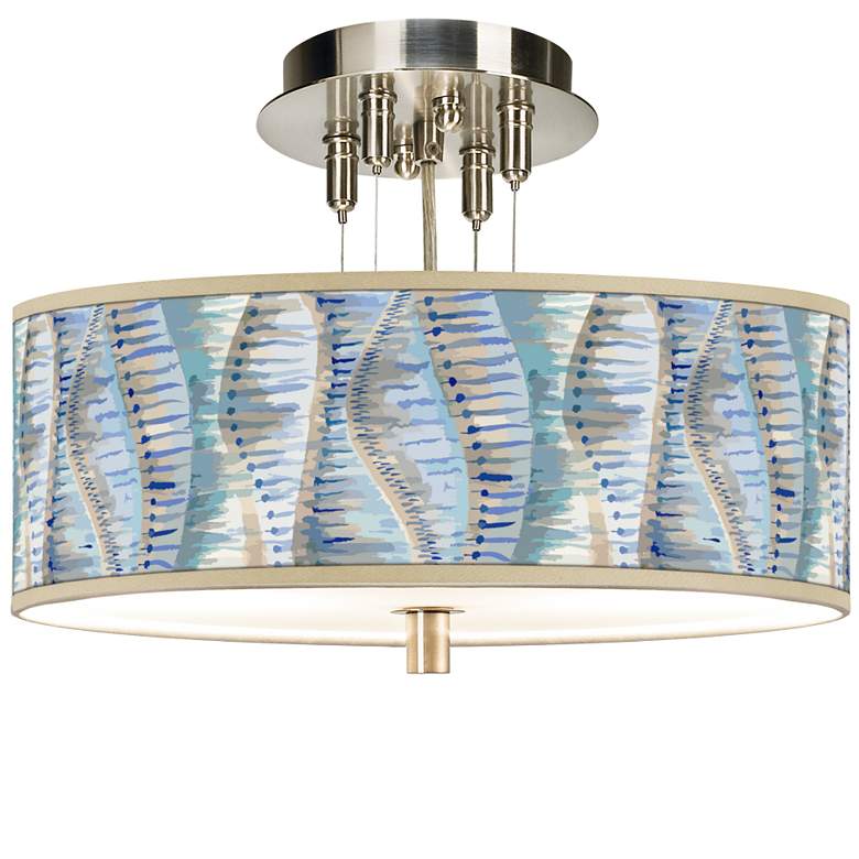 Image 1 Siren Giclee 14" Wide Ceiling Light