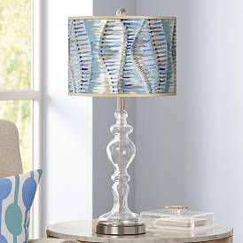 Image1 of Siren Giclee Apothecary Clear Glass Table Lamp