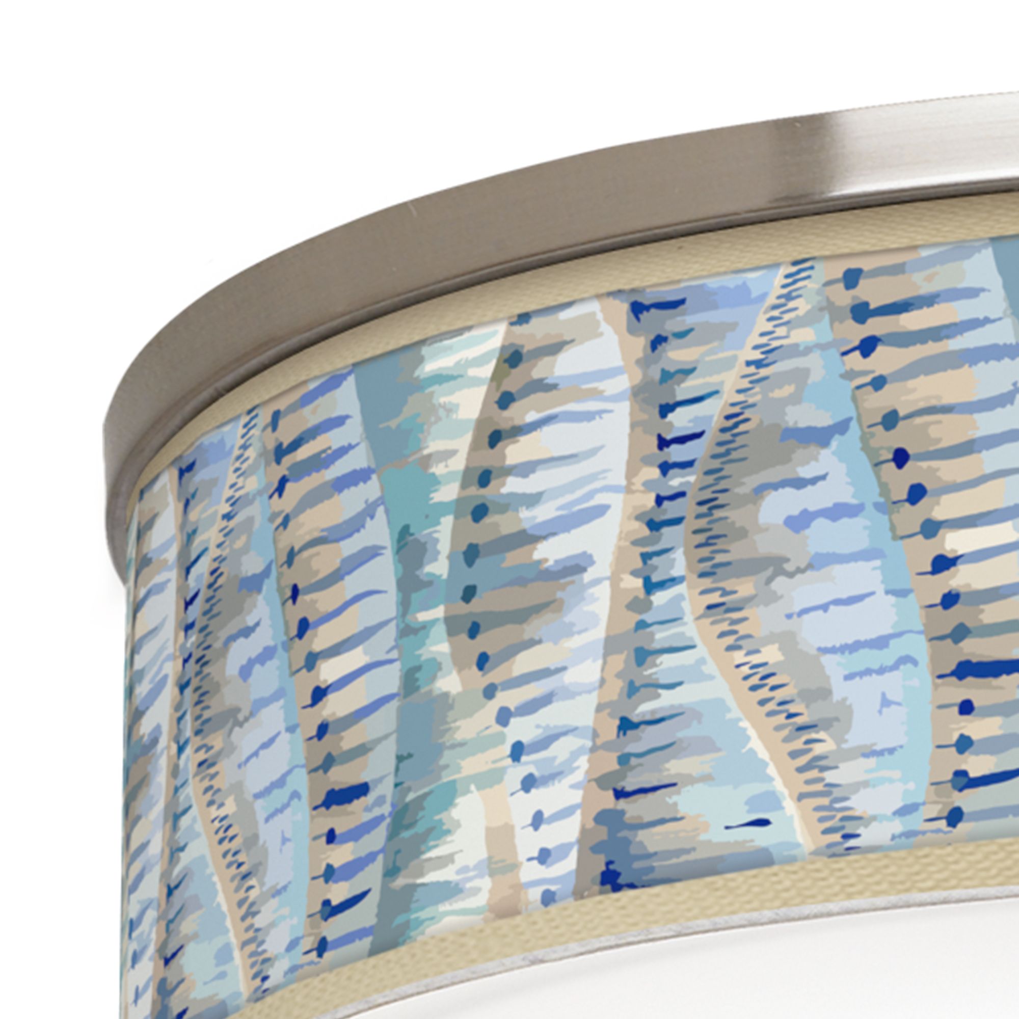 Image 2 Siren Giclee Nickel 20 1/4" Wide Ceiling Light more views