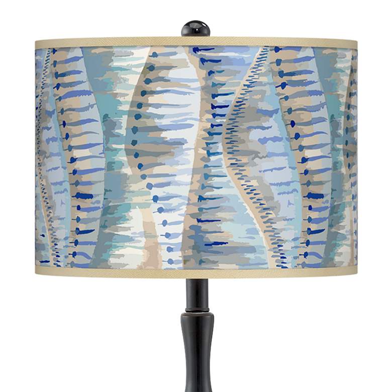 Image 2 Siren Giclee Paley Black Table Lamp more views