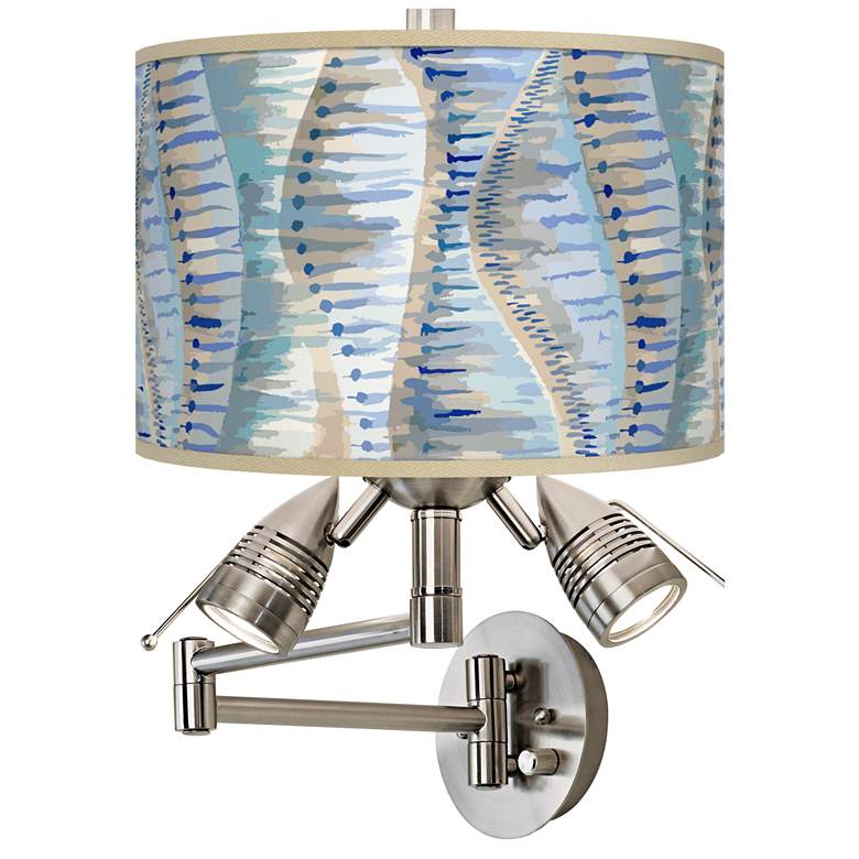 Image 1 Siren Giclee Plug-In Swing Arm Wall Lamp