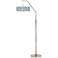 Siren Giclee Shade Arc Floor Lamp