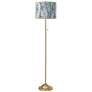 Siren Giclee Warm Gold Stick Floor Lamp