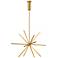 Sirius 32 1/4" Wide Brushed Gold LED Sputnik Pendant Light