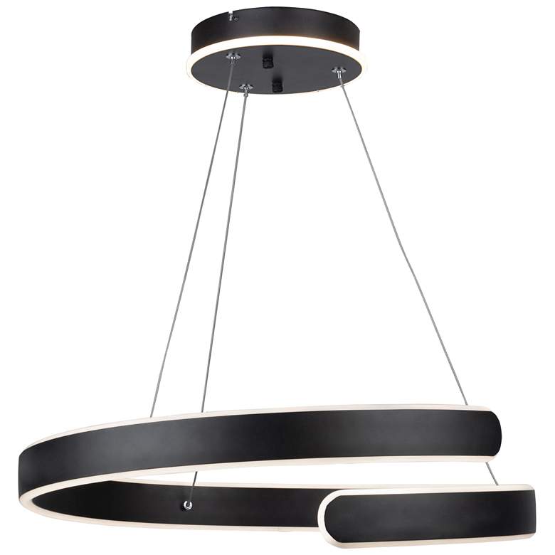 Image 1 Sirius Collection Integrated LED Chandelier, Black