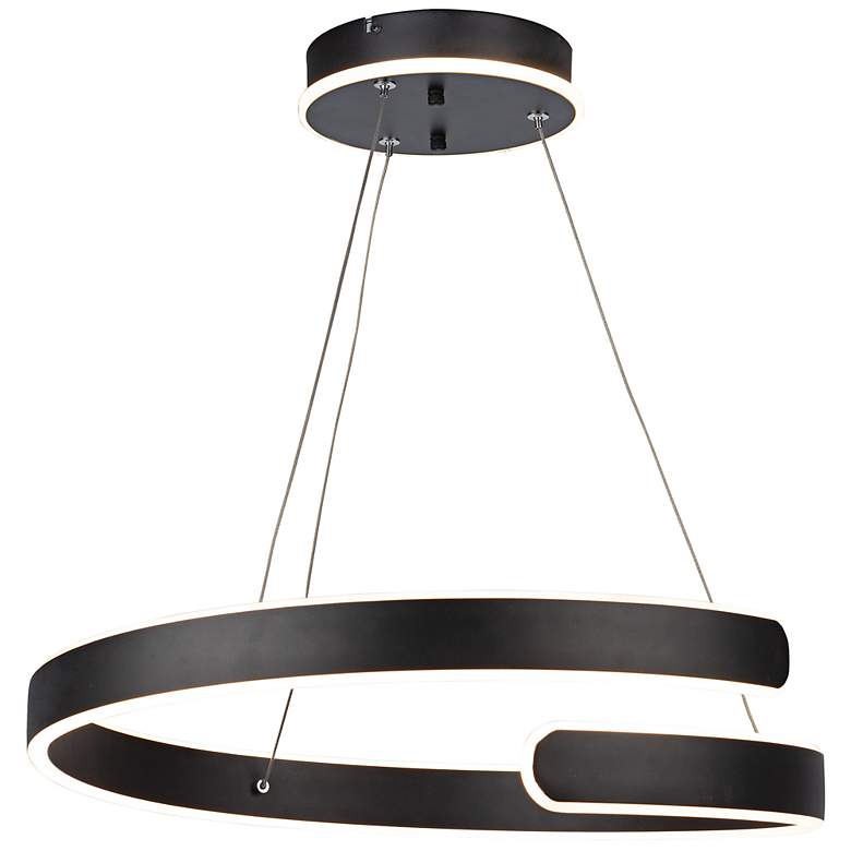 Image 6 Sirius Collection Integrated LED Chandelier, Black more views