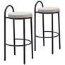 Sisal Barstool Beige Tweed