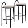 Sisal Barstool Beige Tweed