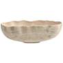 Sisal Cream Ceramic Decorative Oval Bowl