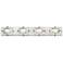 Sisley 29 3/4" Wide Polished Nickel 4-Light LED Bath Light
