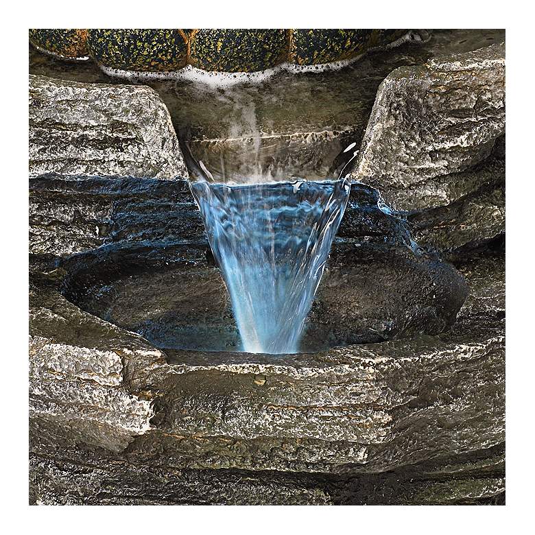 Image 5 Sitting Buddha 21" High LED Water Fountain more views