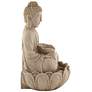 Sitting Buddha Zen Fountain with LED Light