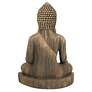 Sitting Buddha 29 1/2" High Light Sandstone Outdoor Statue