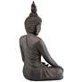 Sitting Buddha 42" High Gray Indoor-Outdoor Statue