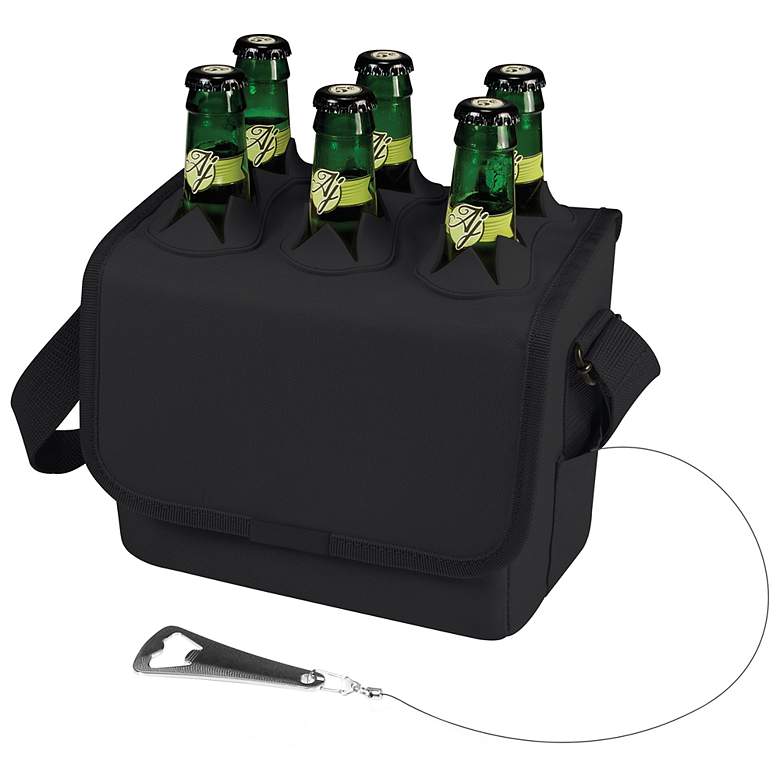 Image 1 Six-Porter Black Insulated Beverage Cooler