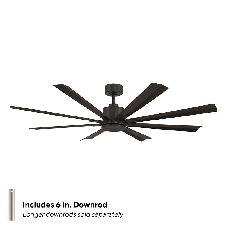 Image 5 Size Matters Indoor/Outdoor 8-Blade 65" Smart Fan Bronze Remote more views