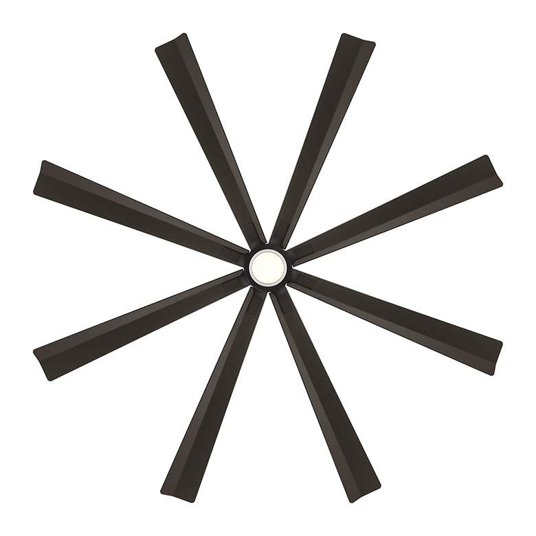 Image 3 Size Matters Indoor/Outdoor 8-Blade 84" Smart Fan Bronze 4CCT LED Remo more views