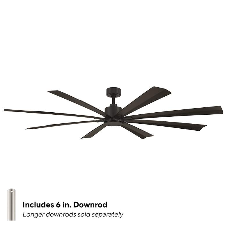 Image 5 Size Matters Indoor/Outdoor 8-Blade 84" Smart Fan Bronze Remote more views