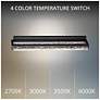 2_Skate 4.5"H x 24"W 1-Light Bath Vanity & Wall Light in Black more views