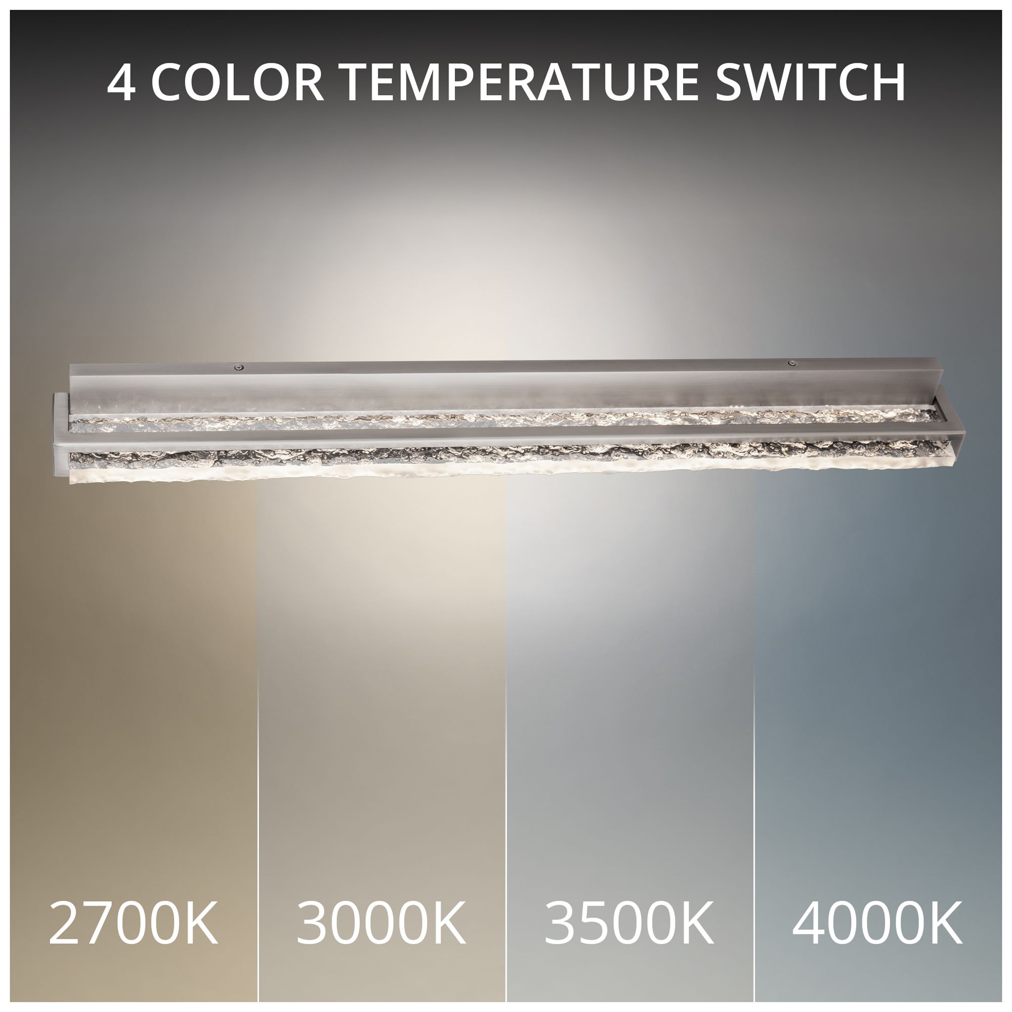 Image 2 Skate 4.5"H x 36"W 1-Light Bath Vanity & Wall Light in Brushe more views
