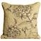 Sketched Floral 18" Feather Down Throw Pillow