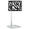 Sketchy Glass Inset Table Lamp