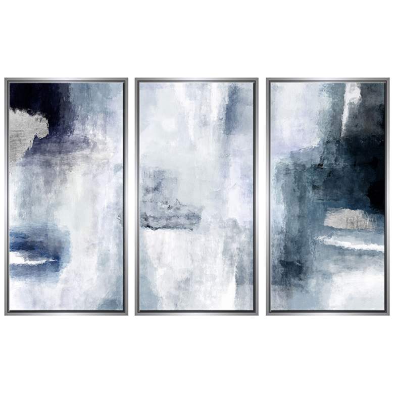 Image 1 Sky 40 inch High Triptych 3-Piece Framed Canvas Wall Art