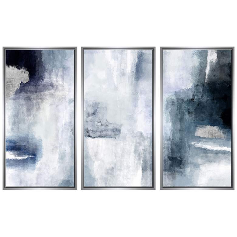 Image 1 Sky 40" High Triptych 3-Piece Framed Canvas Wall Art