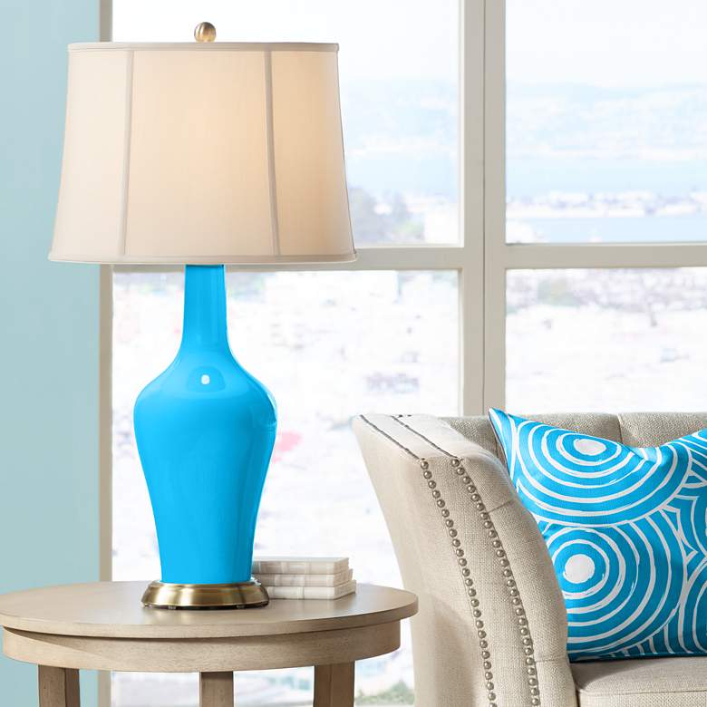 Image 1 Sky Blue Anya Table Lamp