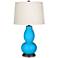 Sky Blue Double Gourd Table Lamp