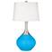 Sky Blue Spencer Table Lamp with Dimmer