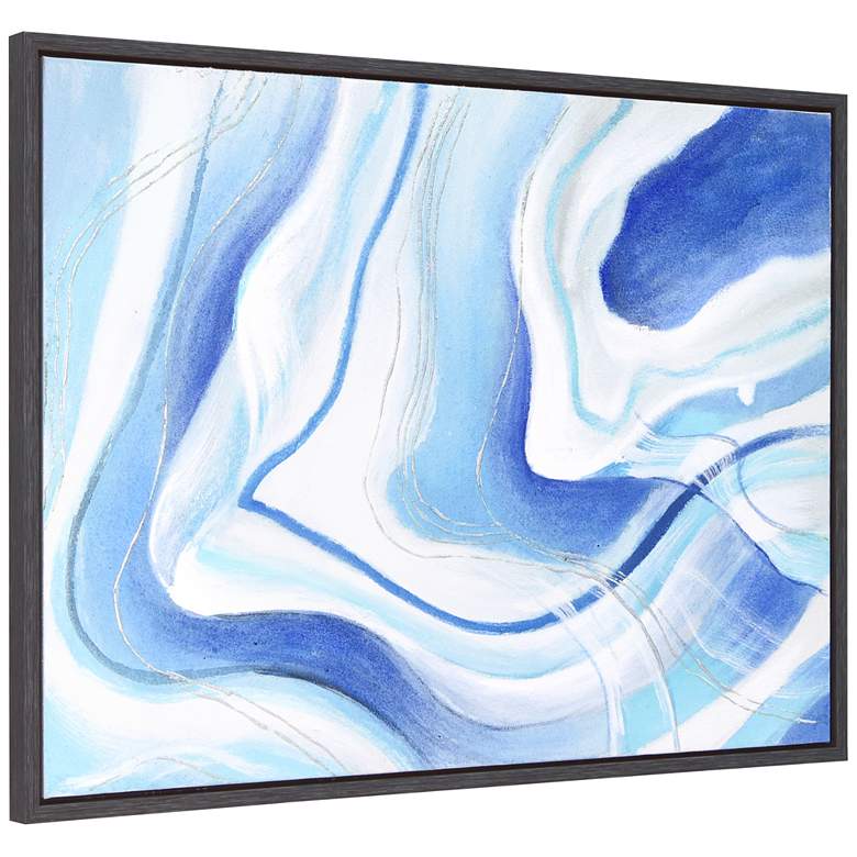 Image 4 Sky Elixer 40" High Textured Metallic Framed Canvas Wall Art more views