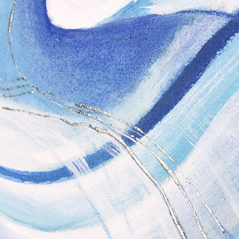 Image 6 Sky Elixer 40" High Textured Metallic Framed Canvas Wall Art more views