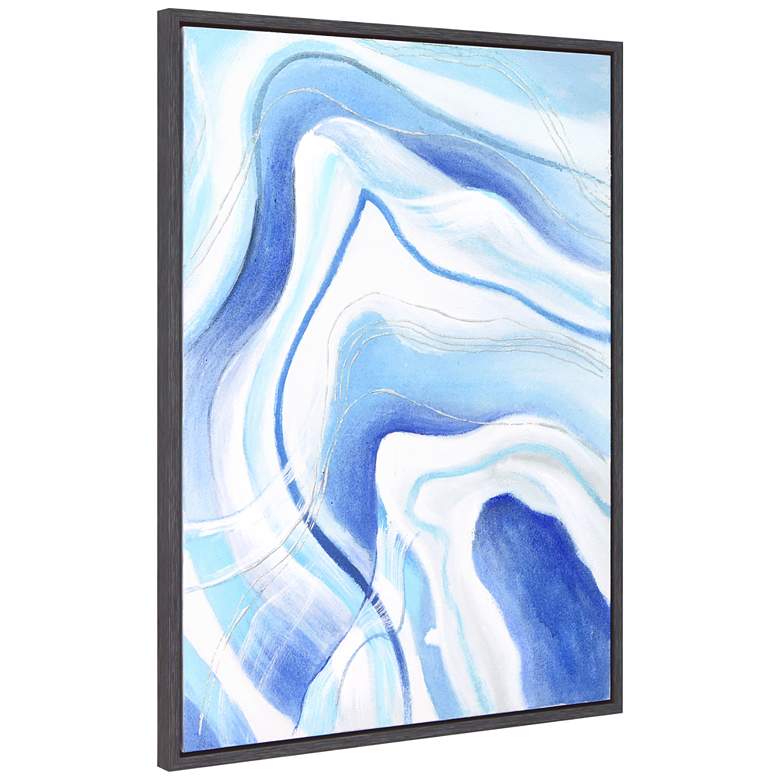 Image 7 Sky Elixer 40" High Textured Metallic Framed Canvas Wall Art more views